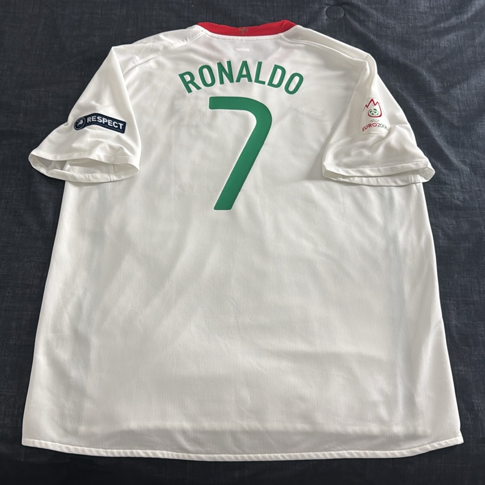 Portugal 🇵🇹 #7 Cristiano Ronaldo Euro 2008 Edition Nike Away Jersey